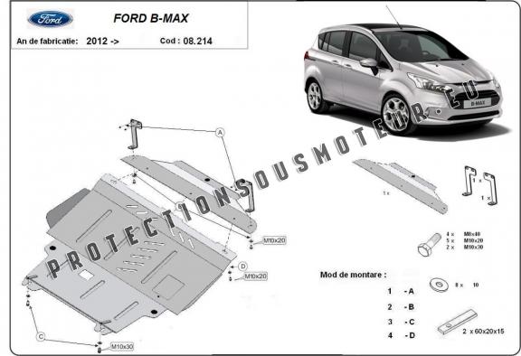 Protection sous moteur et de la boîte de vitesse Ford B-Max