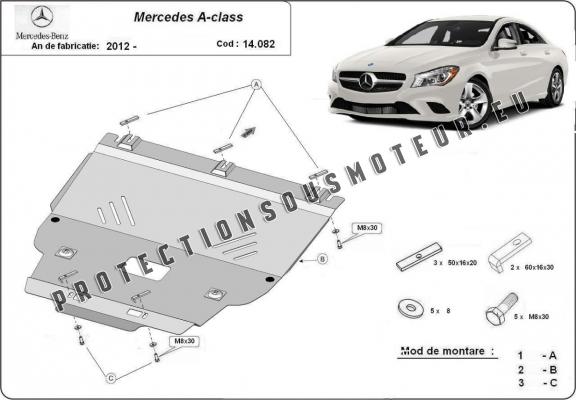 Protection sous moteur et de la boîte de vitesse Mercedes A-Class W176