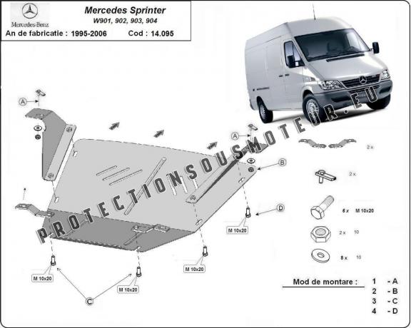 Protection Sous Moteur Mercedes Sprinter