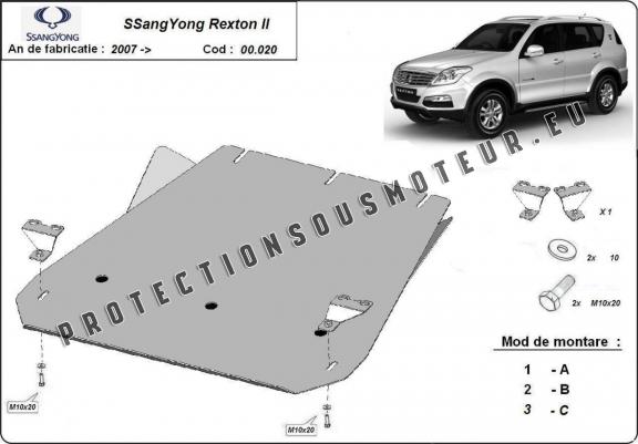 Protection de la boîte de vitesse SsangYong Rexton 2