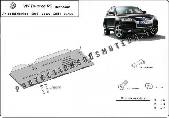 Protection de la boîte de vitesse manuelle VW Touareg 7L