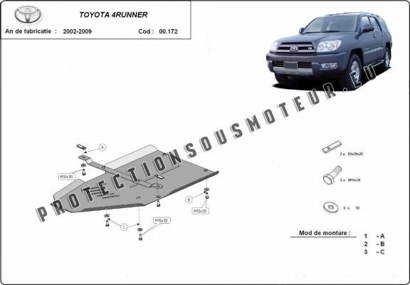 Protection de la boîte de vitesse Toyota 4Runner