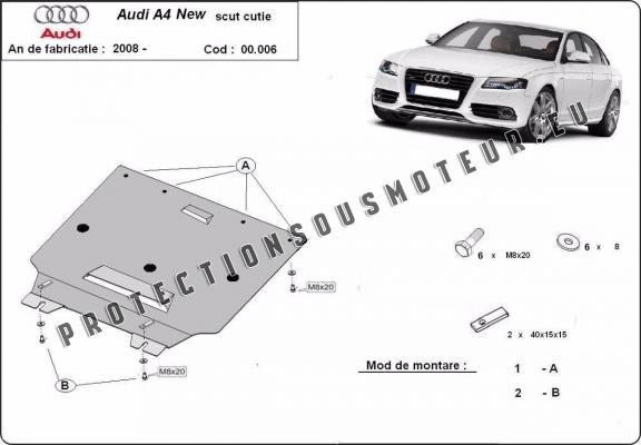Protection de la boîte de vitesse Audi A4 4 B8