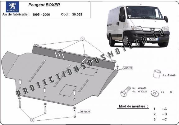 Protection sous moteur et de la boîte de vitesse Peugeot Boxer