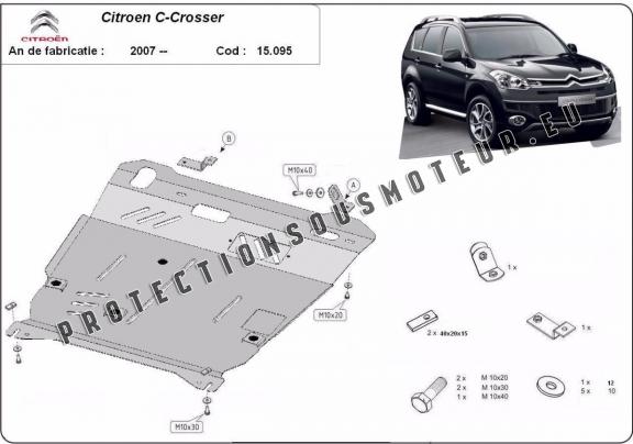 Protection sous moteur et de la boîte de vitesse Citroen C - Crosser
