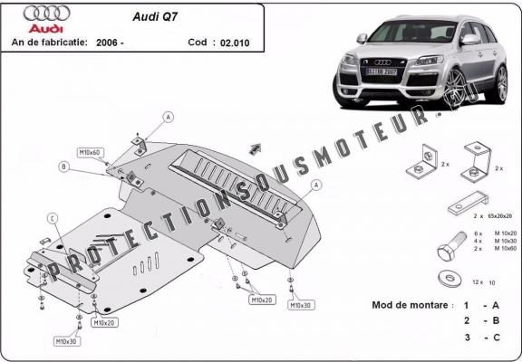 Protection Sous Moteur  Audi Q7 S-Line