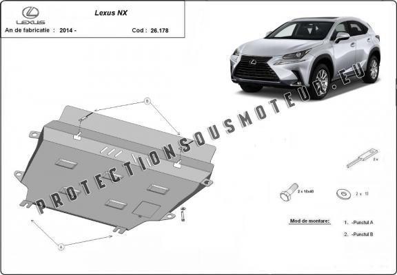 Protection sous moteur et de la boîte de vitesse Lexus NX