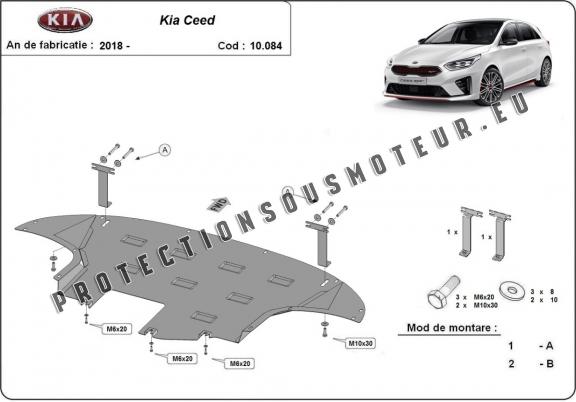 Protection sous moteur et de la boîte de vitesse Kia Ceed 