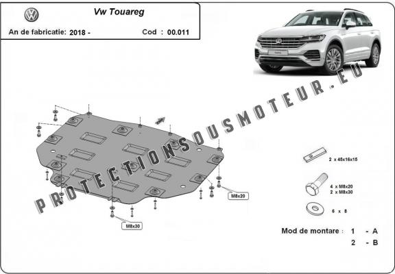 Protection de la boîte de vitesse VW Touareg