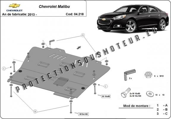 Protection sous moteur et de la boîte de vitesse Chevrolet Malibu