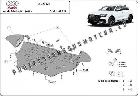 Protection Sous Moteur Audi Q8