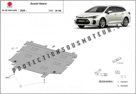 Protection sous moteur et de la boîte de vitesse Suzuki Swace