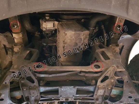 Protection sous moteur et de la boîte de vitesse Mercedes Sprinter 906 4x4