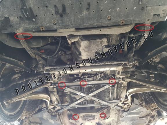 Protection sous moteur et de la radiateur Audi A4  B8 All Road diesel 