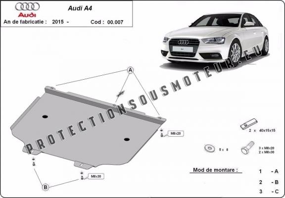 Protection de la boîte de vitesse Audi A4 B9 All Road
