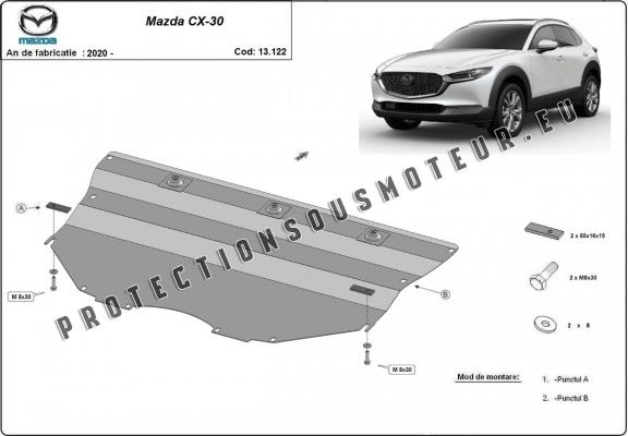 Protection sous moteur et de la boîte de vitesse Mazda CX-30