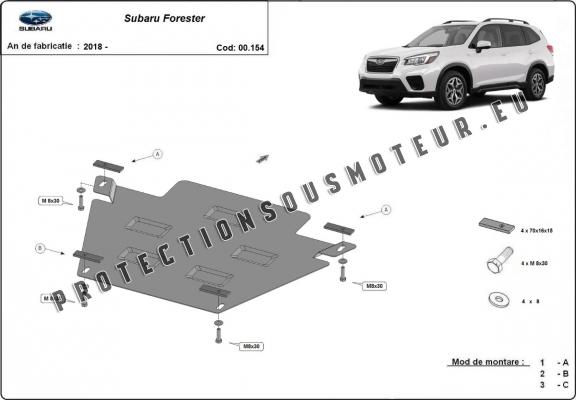 Protection de la boîte de vitesse  Subaru Forester 5
