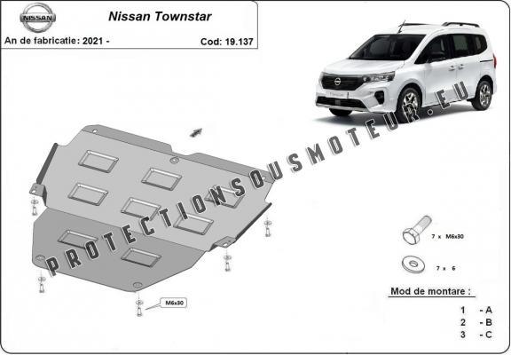 Protection sous moteur Nissan Townstar