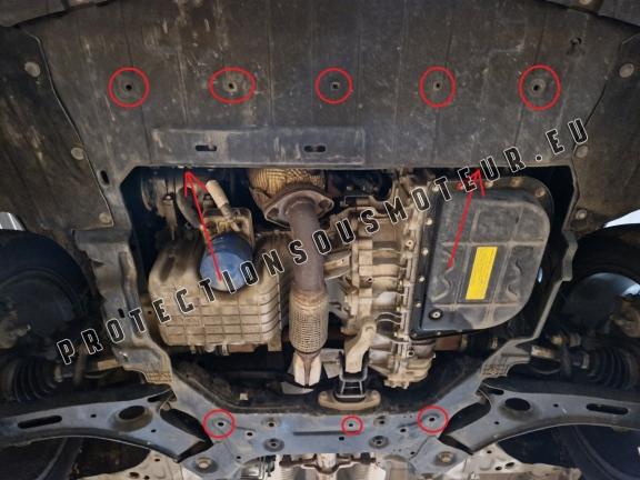 Protection sous moteur et de la radiateur Dfsk Fengon 5