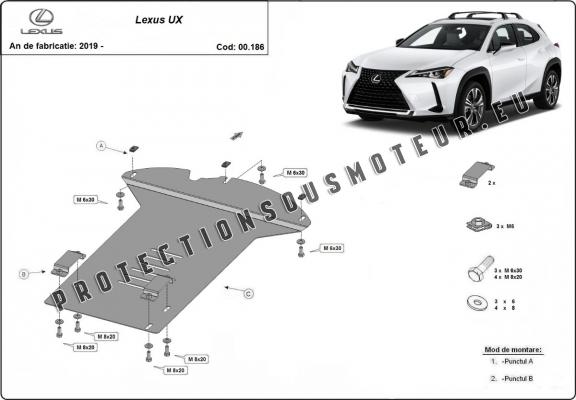 Protection convertisseur catalytique/cat lock Lexus UX