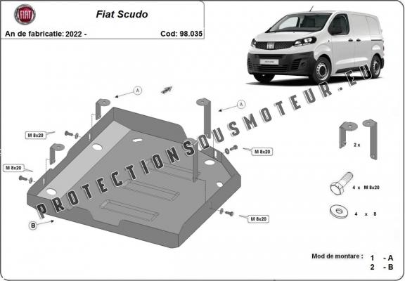 Protection réservoir AdBlue Fiat Scudo