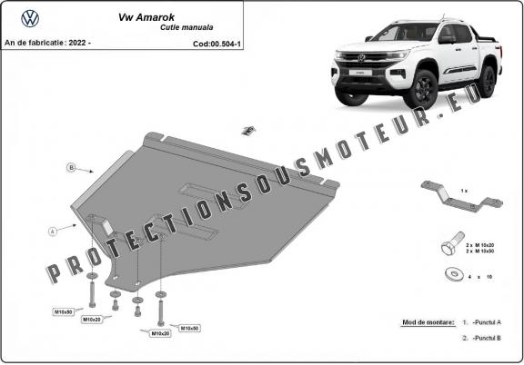 Protection de la boîte de vitess manuelle Volkswagen Amarok