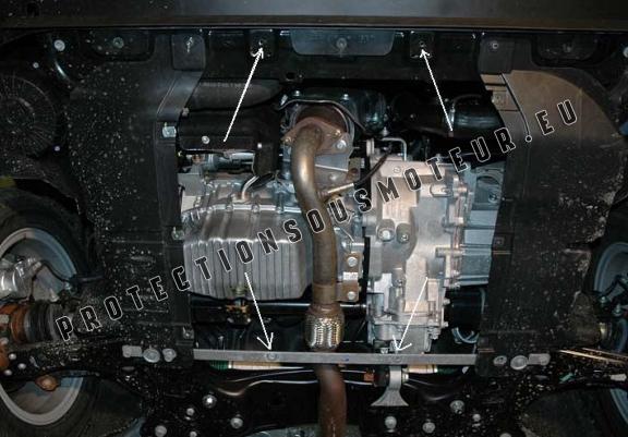 Protection sous moteur et de la boîte de vitesse Lancia Delta 3