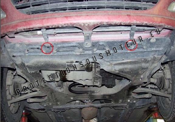 Protection sous moteur et de la boîte de vitesse Peugeot 406
