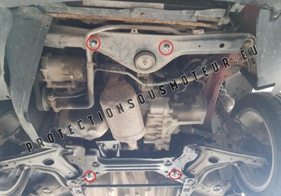 Protection sous moteur et de la boîte de vitesse Volkswagen Caddy