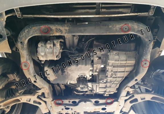 Protection sous moteur et de la boîte de vitesse Volkswagen Transporter T6 Aluminium